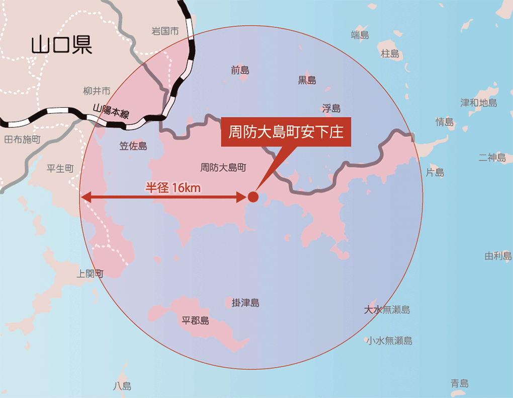 正木内科医院の診療エリアマップ